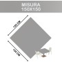 Tovaglia Monouso TNT 150x150 cm – Vari Colori – Coprimacchia