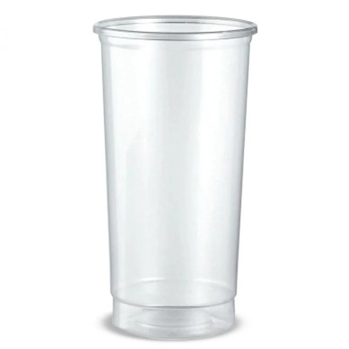 30 Bicchieri da Cocktail Monouso, 355ml in PE Trasparente di Alta Qualità per Bevande fredde, Riciclabili