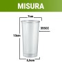 30 Bicchieri Tumbler Trasparenti 350 ml – Monouso in Plastica Infrangibile per Cocktail