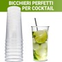 30 Bicchieri Tumbler Trasparenti 350 ml – Monouso in Plastica Infrangibile per Cocktail