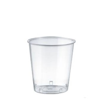 Bicchieri Rigidi Trasparenti 200 ml – 50 Pezzi Senza Tacca | Monouso Plastica