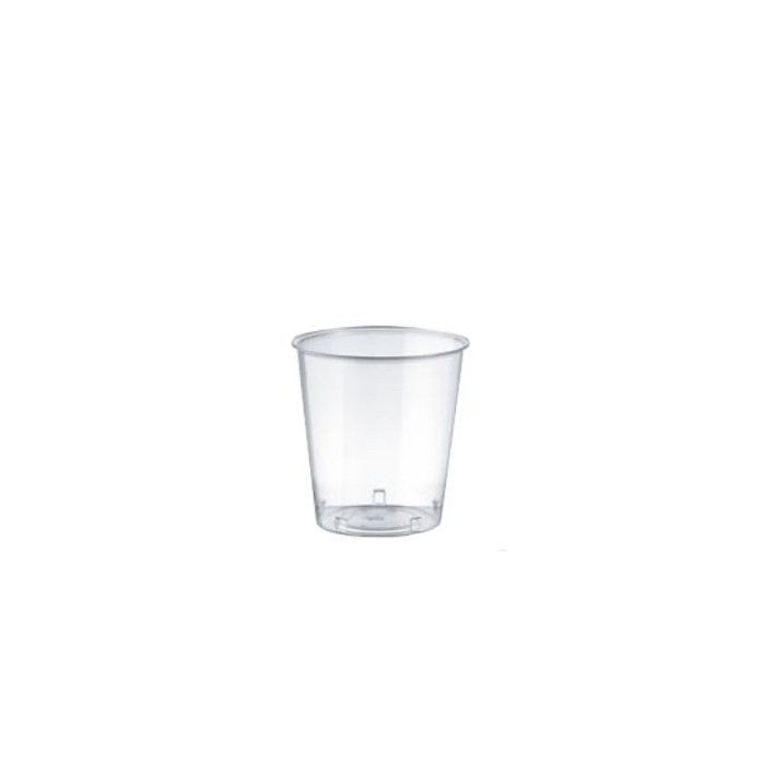 Bicchieri Rigidi Trasparenti 200 ml – 50 Pezzi Senza Tacca | Monouso Plastica