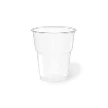 Bicchieri Kristall 250 ml con Tacca 200 ml – 50 Pezzi Monouso Plastica