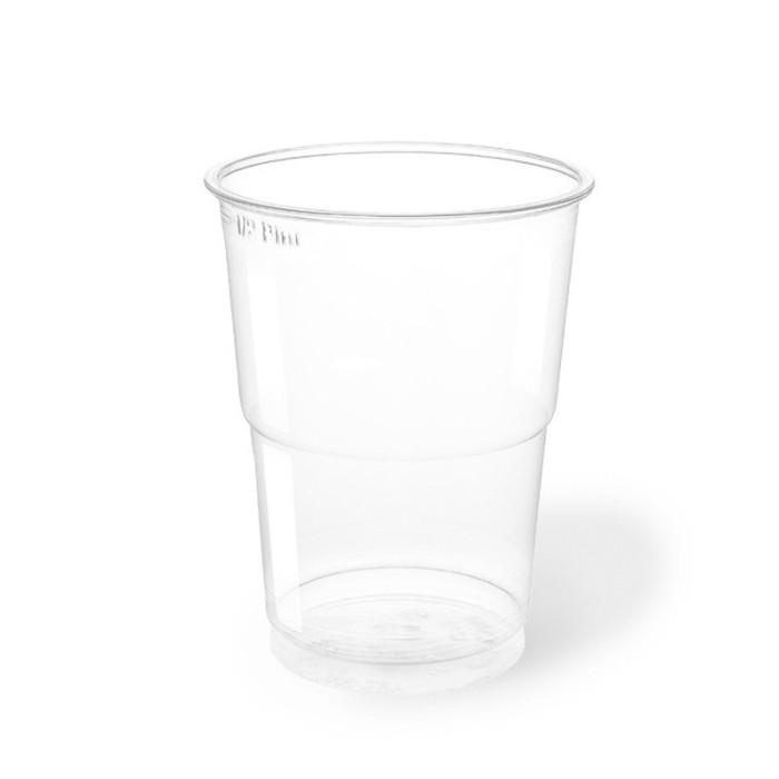 50 Pezzi - Bicchieri da 300ml Kristal Trasparente Bicchieri, Usa e Getta, Ideali per Bar e Lounge Bar