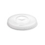 100 Pezzi - Coperchi in plastica piano con taglio a croce compatibile con bicchiere "37M-22+9oz"