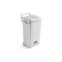1 Pezzo - Pattumiera a Pedale Derby con Coperchio Beige, H.A.C.C.P. Litri 90