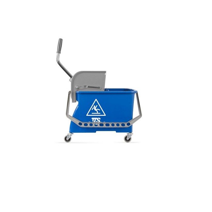 1 Pezzo - Carrello Doucle Bucket con Ruote, con Strizzatore a Libro