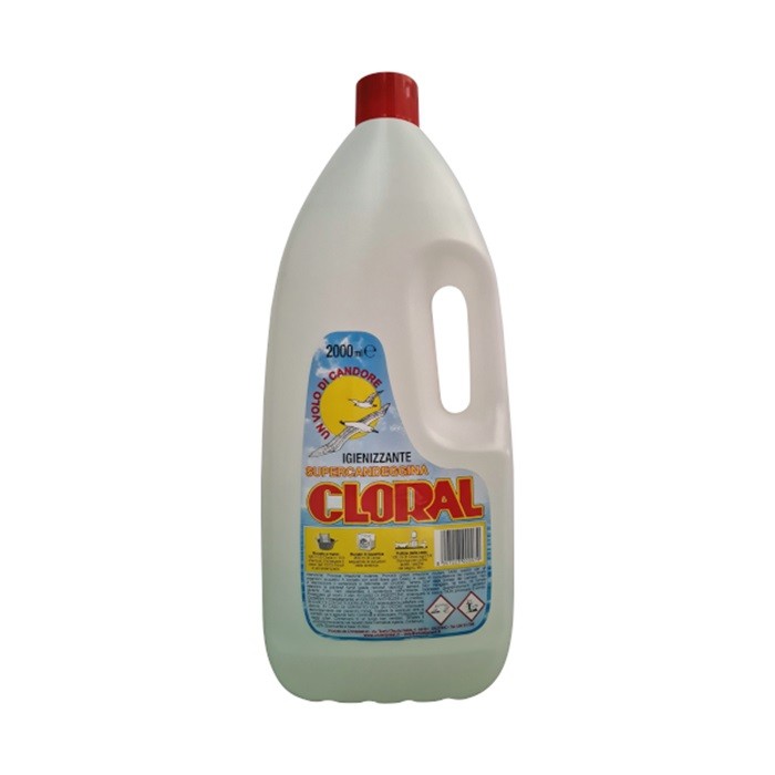 1 Pezzo - Cloral Candeggina Igenizzante, Litri 2