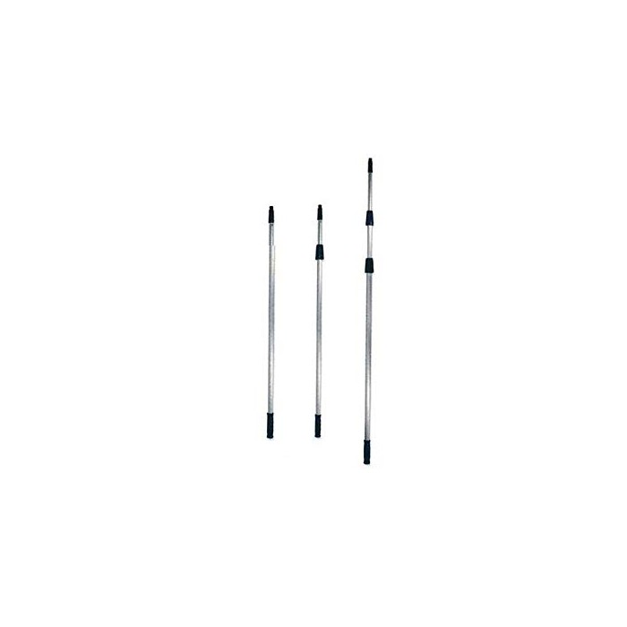 1 Pezzo - Asta Telescopica in Alluminio (1.5 metri x2), Totale Estensione 3 mt