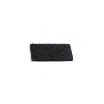 1 Pezzo - Tampone Abrasivo per Tefir, Colore Nero, 25x12 cm