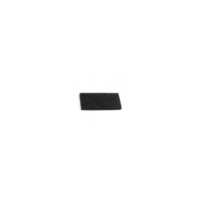 1 Pezzo - Tampone Abrasivo per Tefir, Colore Nero, 25x12 cm