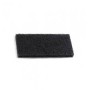 1 Pezzo - Tampone Abrasivo per Tefir, Colore Nero, 25x12 cm