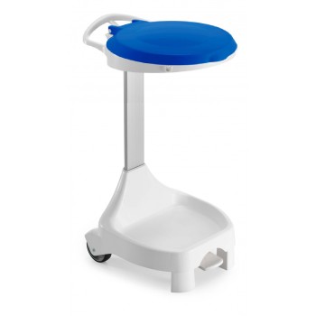 1 Pezzo - Carrello Portasacco Delta, Bianco/Blu