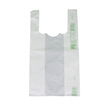 Kg 4 - Shopper Maxi Bio Bianca Sfusa 30x60