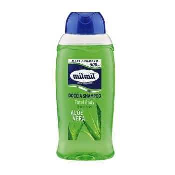 12 Pezzi - Doccia Shampoo Aloe Vera, 500 ml