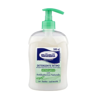12 Pezzi - Igiene Intima con Antibatterico "Mil Mil", 500 ml