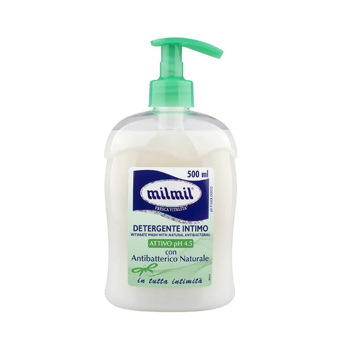 12 Pezzi - Igiene Intima con Antibatterico "Mil Mil", 500 ml