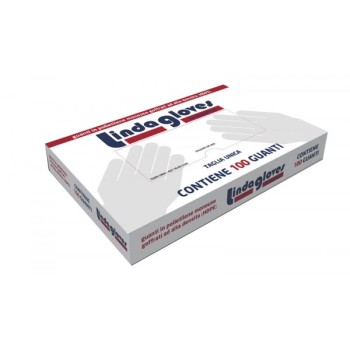 100 Pezzi - Guanti Monouso HDPE, Colore Trasparenti, Taglia Unica