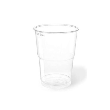 50 Pezzi - Bicchieri Kristal in PLA biodegradabile 400 cc - tacca 0,3