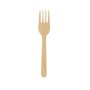 100 Pezzi - Forchettina in Legno a 4 Punte - 11,7 cm