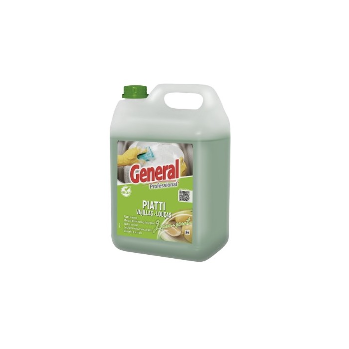 1 Tanica - Lavapiatti a Mano Professionale "General" gusto Limone - KG.5