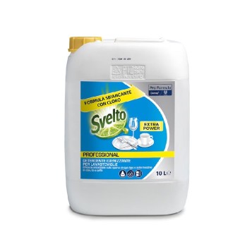Svelto Lavastoviglie Cloro 10 litri – Specifico per lavaggio Tazzine Professionale