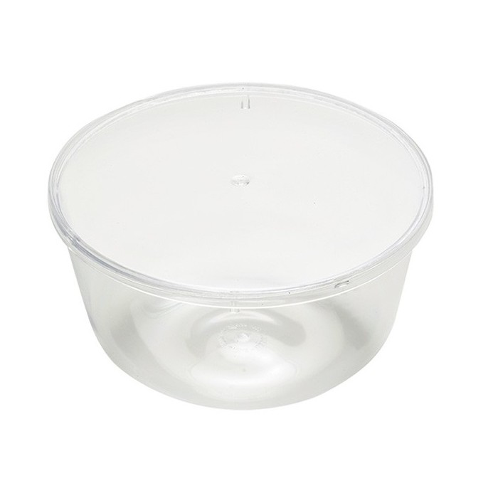 50 Pezzi - Zuccotto Liscio con Coperchio 500 gr