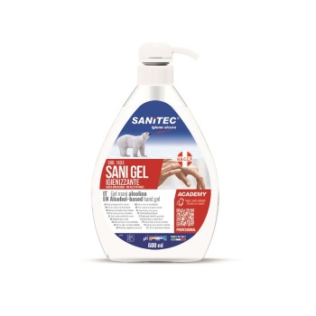 Gel Igienizzante Mani Sanitec SANI GEL 600 ml – 70% Alcool