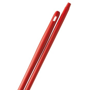 1 Pezzo - Manico in Polipropilene Rosso HACCP 150 cm con Filetto – IGEAX