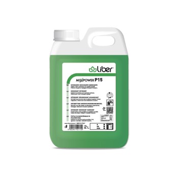 MIXPOWER P15 DETERGENTE PAVIMENTI PROFUM. IGIENIZZ. "LIBER" LT.2x4 Tan