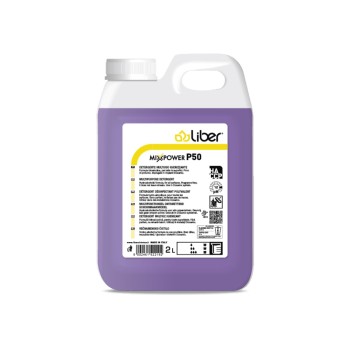 MIXPOWER P50 DETERGENTE MULTIUSO IGIENIZZANTE "LIBER" LT.2x4 Tan.