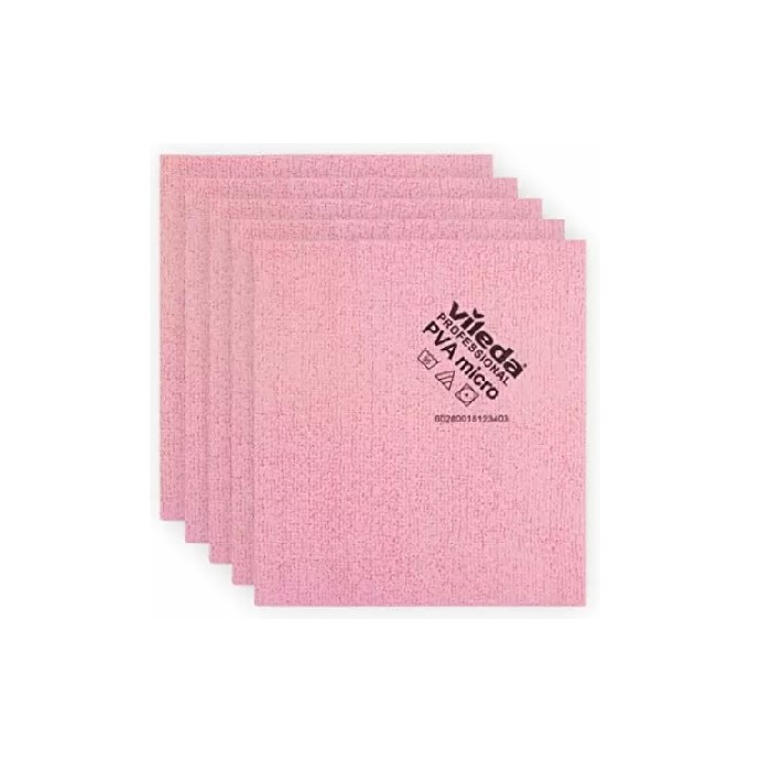 PANNO VILEDA PVA MICRO ROSA PZ.5