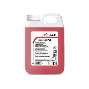 MIXPOWER P6 DETERGENTE DISINCROSTANTE BAGNO "LIBER" LT.2x4 Tan.