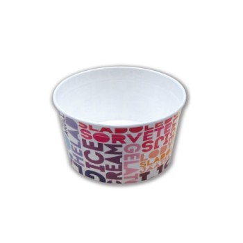 COPPETTA GELATO TIPO 160 "TEXT-22" ML.230 (ct.30) PZ.43