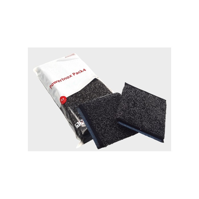 SPUGNA ABRASIVA IN ACCIAIO INOX "POWERINOX VILEDA" (ct.12) PZ.4