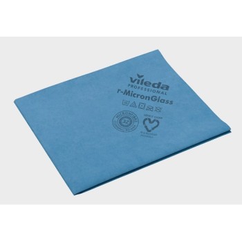 PANNO BLU IN MICROFIBRA R-MICRONGLASS VILEDA (panno vetri) (ct.25) PZ.5