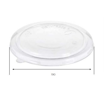 COPERCHIO IN PLA COMPOSTABILE (per insalatiera S100+S120) (ct.6) PZ.50