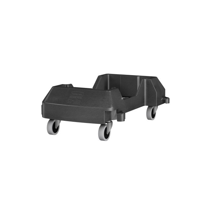 CARRELLO TRAINABILE NERO IN RESINA PER CONTENITORI SLIM JIM LT.87 PZ.1