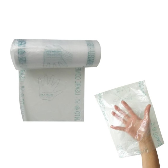SACCHETTO A GUANTO HDPE A ROTOLO (ct.12) PZ.500