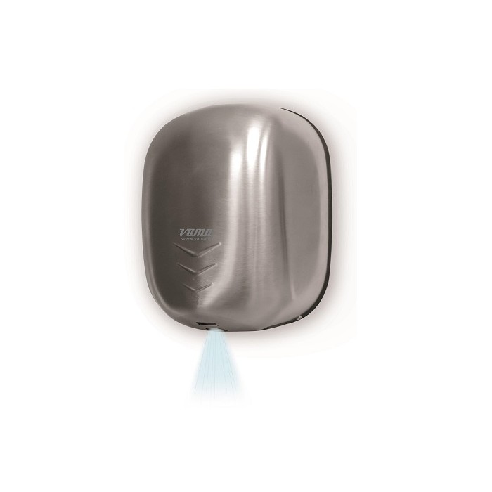 ASCIUGAMANI ELETTRICO STREAM DRY ACCIAIO SATINATO "VAMA" L.UV 1100W PZ.1