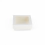 SCATOLA ASPORTO BIANCA CON FINESTRA 115x115x40h (ct.10) PZ.25