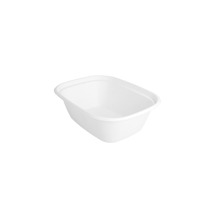 VASCHETTA ASPORTO BIANCA POLPA ML1800 (4 PORZ) (cop 221.46) (ct.6) PZ.50