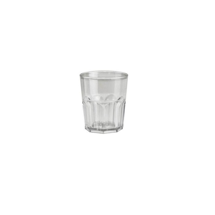 BICCHIERE MINI DRINK RIUTILIZZ. TRASPARENTE IN SAN cc.160 (ct.12) PZ.8