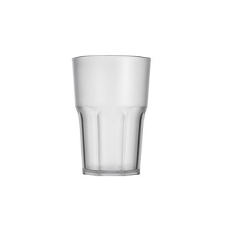BICCHIERE GRANITY PP TRASPARENTE FROST RIUTILIZZ. cc.400 (ct.15) PZ.5