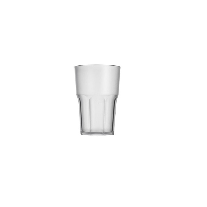 BICCHIERE GRANITY PP TRASPARENTE FROST RIUTILIZZ. cc.400 (ct.15) PZ.5