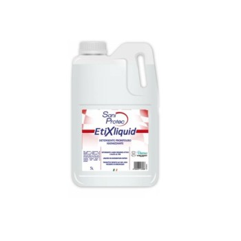 DISINFETTANTE ALCOLICO SUPERFICI ETIXLIQUID "alcool 77%" PMC (ct.4) LT.5