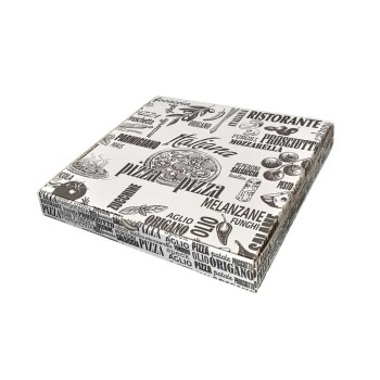 SCATOLA PIZZA 33x33x3,5 IT BORGIONI (alta qualità) PZ.100