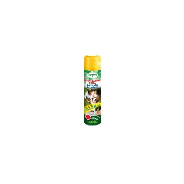 Insetticida Spray Insekt Barrier Extra 600 ml – Barriera 8 Ore Zanzare e Mosche