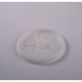 COPERCHIO in plastica piano s/foro "x bicc. 9OZ" (ct.10) PZ. 100