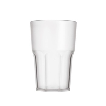 BICCHIERE GRANITY PS TRASP. SATINATO RIUTILIZZ. CC.400 (ct.15) PZ.5